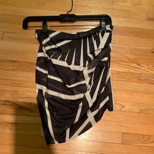 Zara sarong print mini skirt